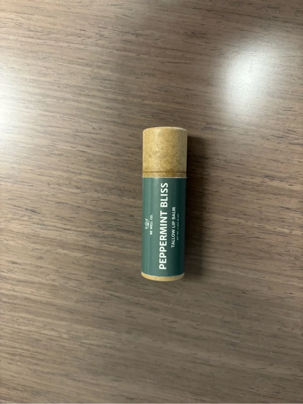 Be Well Peppermint Bliss Tallow Lip Balm – Natural Peppermint.